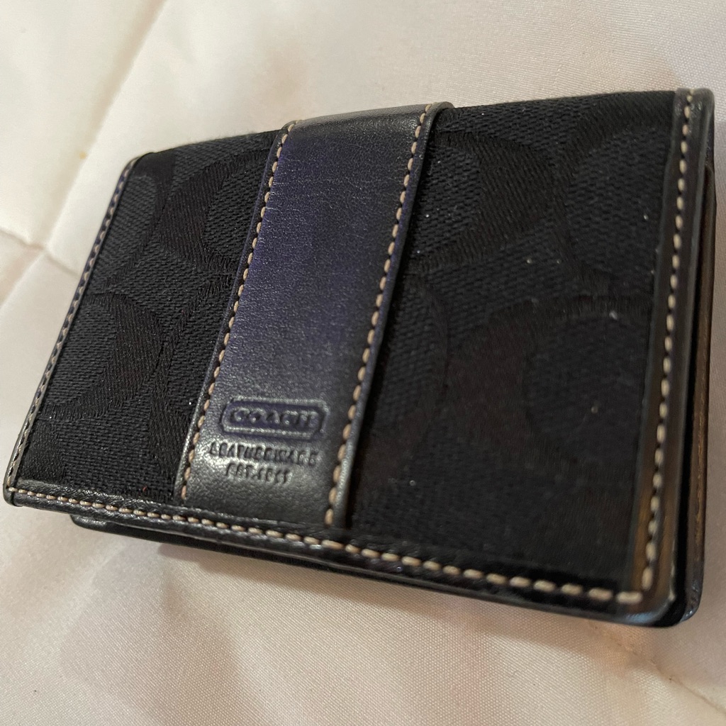 Coach Black Cardholder Wallet